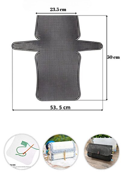 Kardelux Geantă din plastic Canvas MegaBoy (53,5x50cm) Negru