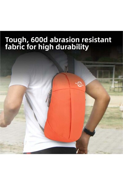 Nivia Pulse Backpack | Polyester (Orange, Standard) Shoulder Bag | Fitness Bag } Kit Bag | Casual