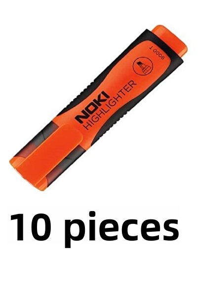 Noki 10 قلم هايلايتر برتقالي 9000