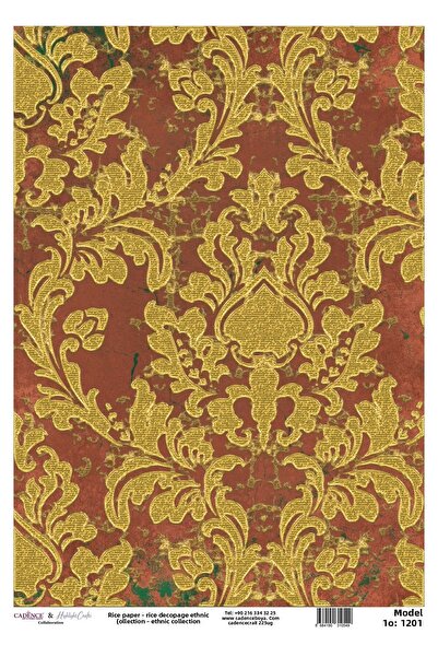 Cadence Boya ديكوباج نحاسي-1201 موديل تصميم نحاسي