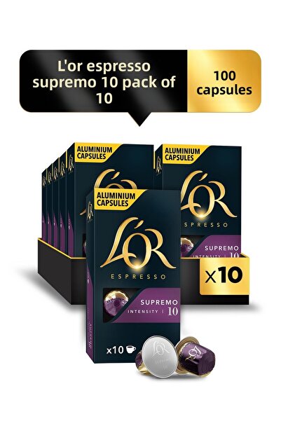 L'OR اسبريسو 10 سوبريمو × 100 كبسولة