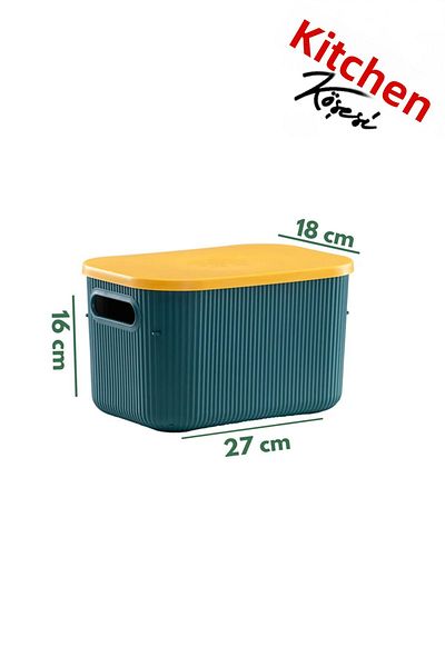 Mutfak Köşesi Terra 6 Pieces 6.2 Liter Organizer Box with Lid, Decorative Storage Box