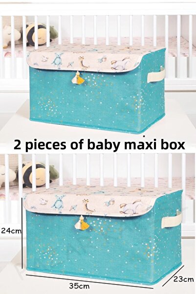 Nisahometeks Organizator cutie multifunctionala pentru bebelusi 2 bucati cu c...