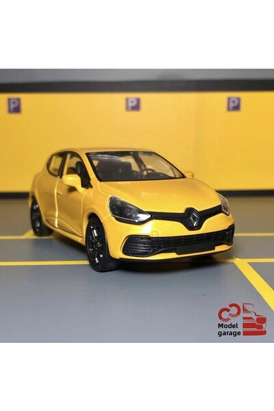 WELLY Renault Clio Rs 1/36 Scale *C&C Model Garage* Pull Drop Diecast Metal Model Car Toy