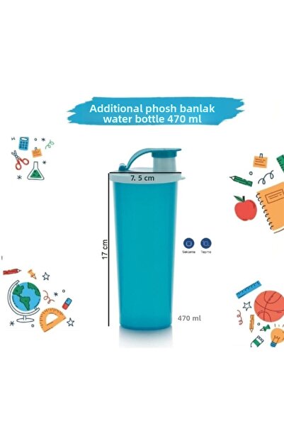 Tupperware Eko Plus Glass Water Bottle 470 Ml Carrying Glass Hsgl.