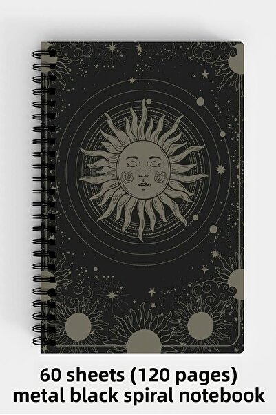 Anime Marketi دفتر ملاحظات ذو غلاف صلب مقاس A5 بتصميم جمالي 120 ورقة