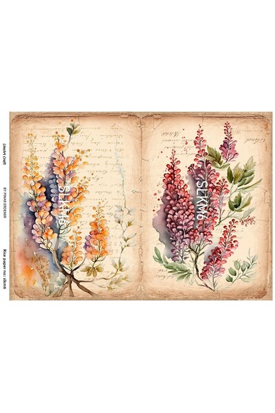 LİNEART ورق ديكوباج LineArt بنمط نحاسي - LA-SLKM6