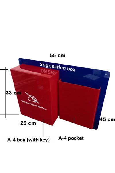 miraj reklam A-4 Idea and Wish Suggestion Box