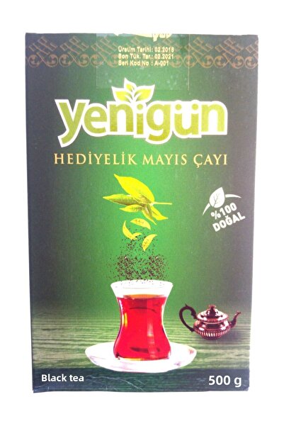 Yenigün هدية الشاي مايو الشاي الأسود السائبة 500 غرام