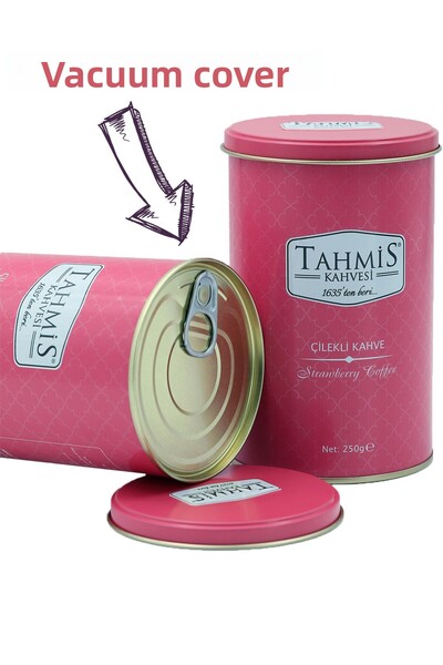Tahmis Mountain Strawberry Turkish Coffee Medium Roast 250 Gr Tin - Since 1635