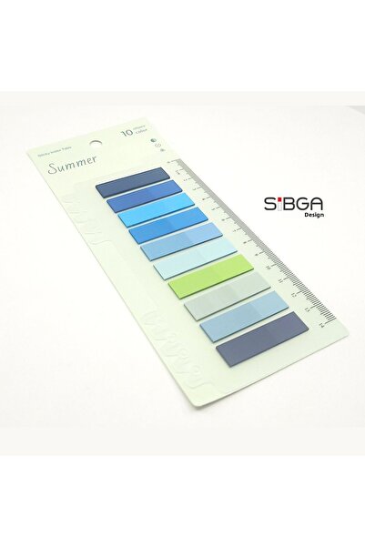 sibga tasarım Transparent Colored Postit Post-it Post It.Bookmark Bookmark Postit Sticker Note Paper 200 Sheets