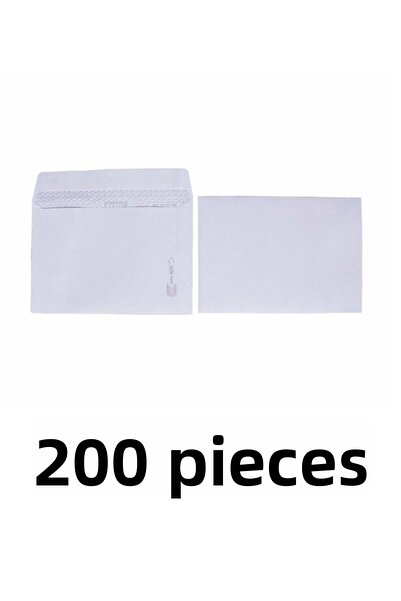 Generic Brand 200 bucăți plicuri pentru scrisori 11,4 X 16,2 cm 70 gr autoade...