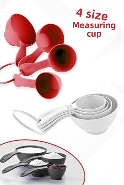 Generic Brand 4-Piece Advantage 4 Different Height Measurement Cups White