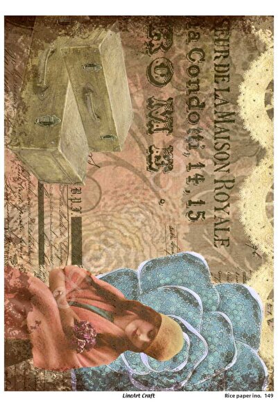 ehobici Model 149 - Brass Decopage Lineart Craft