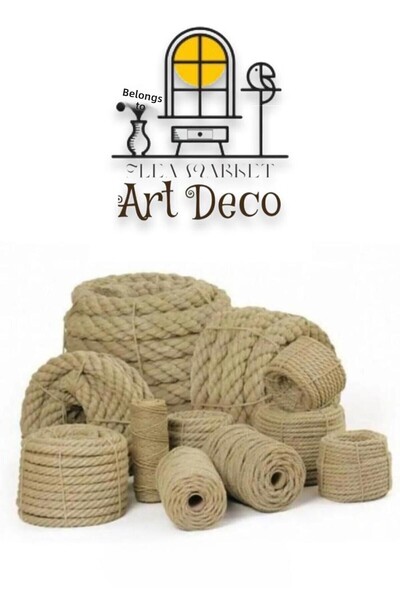 Artdeco 4 mm 50 μέτρα Σχοινί γιούτας Premium Ποιότητας Σχοινί γιούτας - Διακοσμητικό σχοινί - Σχοινί χόμπι
