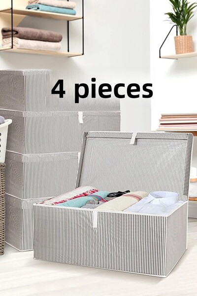 Nisahometeks 4 قطع كيس ميجا بوكس 60*40*30 سم