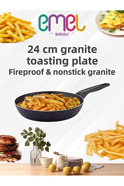 EMEL مقلاة جرانيت مقاس 24 سم