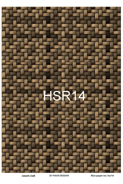 LİNEART ورق ديكوباج نحاسي Lineart رقم: HSR14 - 29x42 سم