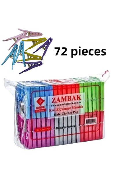 Zambak 72 Plastic Pegs