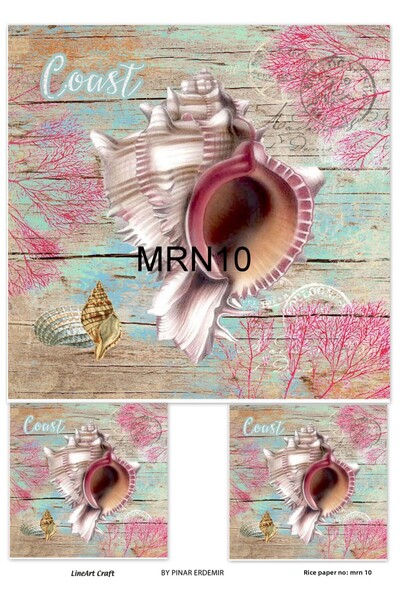 LİNEART ورق تزيين نحاسي رقم: MRN10 - 29X42 سم