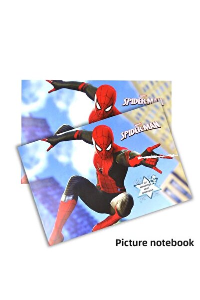 Kids Like دفتر صور سبايدرمان كبير الحجم مكون من 24 ورقة قابل للفصل قطعة واحدة