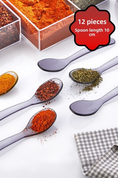 Heredot Mithra Life 12-Piece Gray Spice Set - Honey and Serving Spoon Mit1138