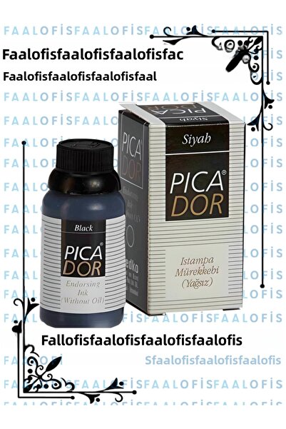 Dağtaş Kırtasiye حبر بيكادور إستامبا 30 مل أسود