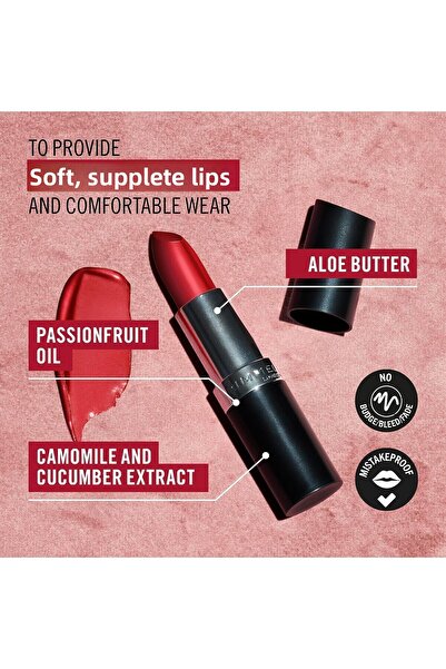 Rimmel Rimmel Lasting Finish High Definition Lipstick 170 Alarm 4.5g