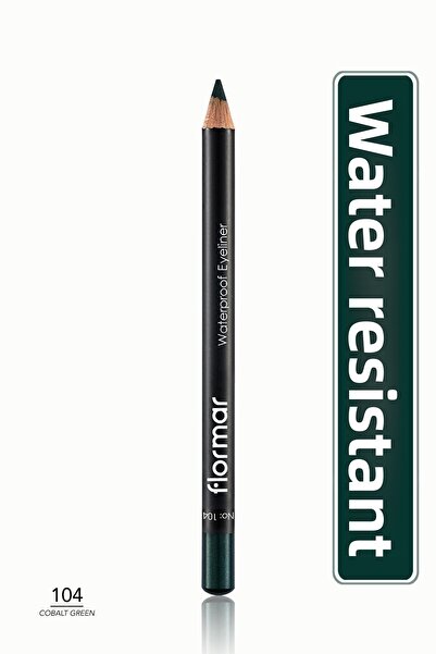 Flormar Suya Dayanıklı Göz Kalemi - Yeşil Waterproof.