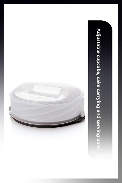 Tupperware حاوية حمل وتقديم الكيك والكعك القابلة للتعديل