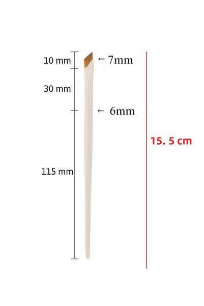 Melien Professional Eyeliner Makeup Brush Ultra-Thin Flat Eyeliner Pulling Apparatus Eye Liner Eyebrow Brush Accessory