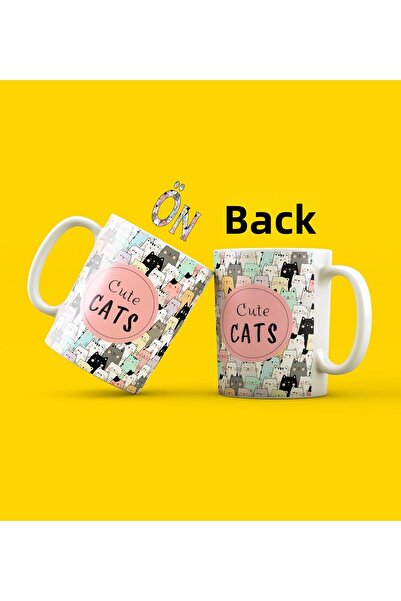 Gift Moda كوب لطيف بتصميم قطة