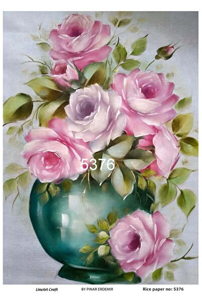 LİNEART Lineart Brass Decopage Paper 29X42 No:L5376