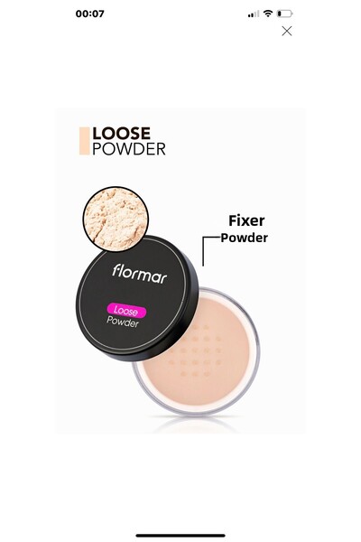 Flormar 01 Pale Sand - Loose Powder Fixer Powder