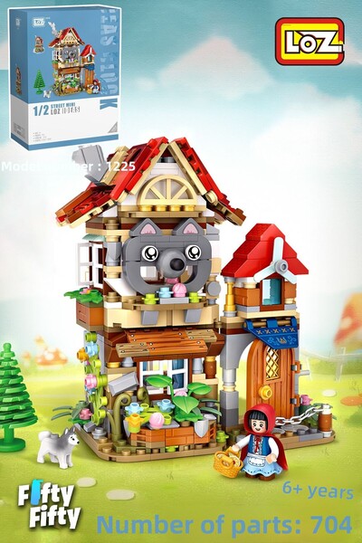 Vagonlife Street Mini Series Fairy Tale House -Lz1225 (704 Pieces) Toy Building Set
