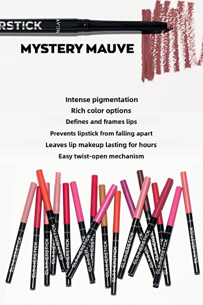 AVON Glimmerstick Lip Pencil Mystery Mauve
