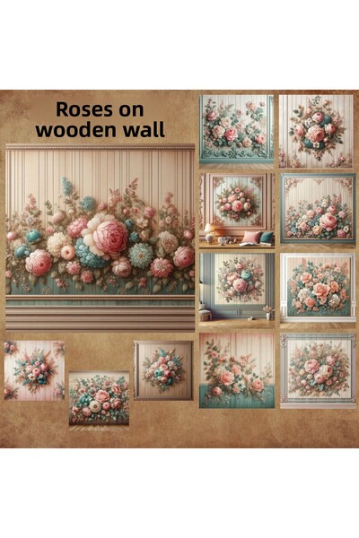 Pink Swan Craft Set de autocolante pentru planificator cu covoraș pentru albu...