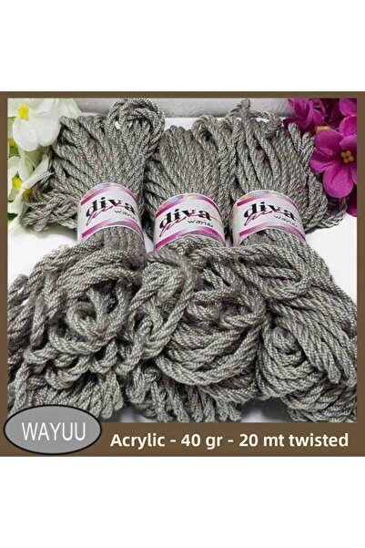 Diva İplik ديفا Wayuu حبل تويست 27 حجر