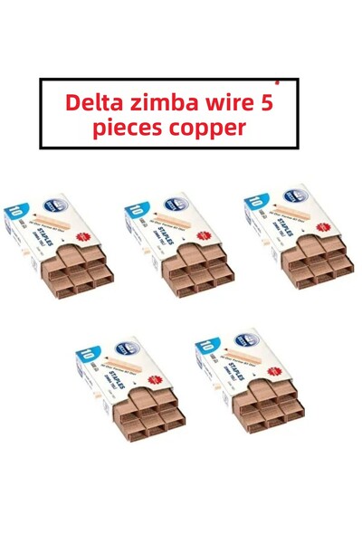 Halsa Deltaa Copper Staple 24/6 1000 Pcs (5 Pack)