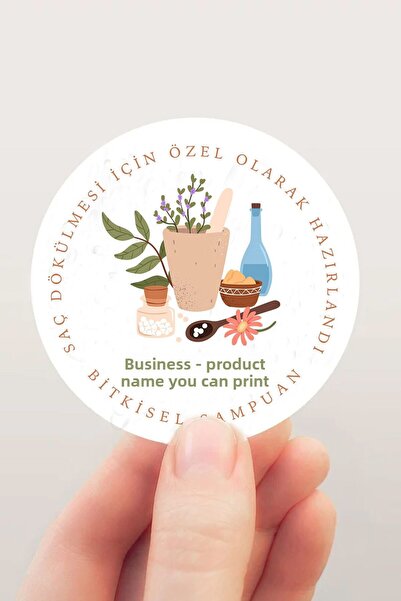 Runrux Natural Shampoo Label - Special for Your Brand and Boutique Business, ...