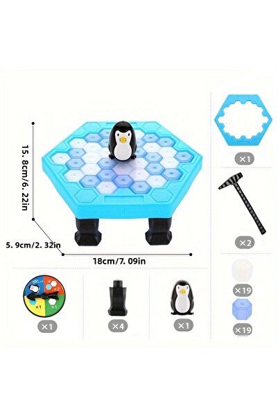 Choice لعبة طاولة كسر الجليد "أنقذ البطريق الأزرق"
