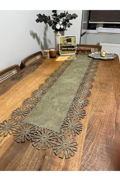 EHA LAZER Runner kaki cu flori