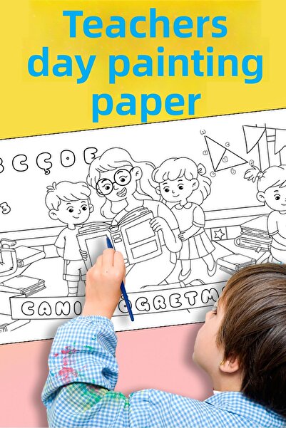 Sim Tasarım SimKids November 24 Teachers' Day My Dear Teacher Giant Painting ...