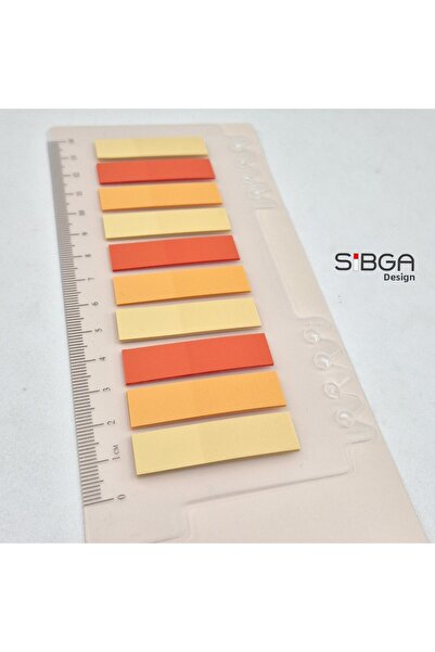 sibga tasarım Transparent Color. 200 Sheets Book Mark Sticker Note Paper
