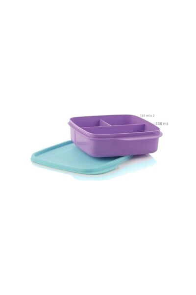 Tupperware صندوق غداء مقسم