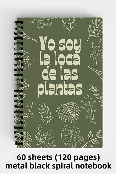 Anime Marketi Retro Aesthetic Design A5 Spiral Hard Cover Notebook 120 Sheets