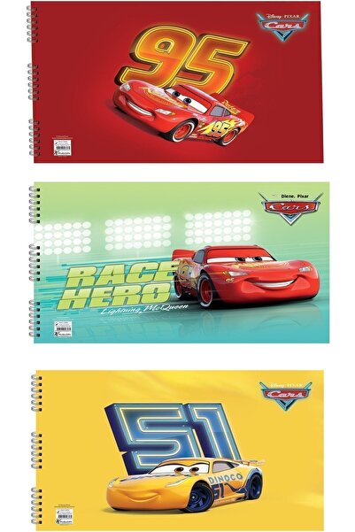 KESKİN COLOR Cars Spiral Picture Notebook 25x35 15 Sheets