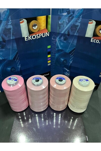 AYHANMAK Σετ 4' Κλωστή Ραπτικής 120 Νο 5000m Πολυεστέρας EKOSPUN, ΥΨΗΛΗΣ ΑΝΤΙΣΤΑΣΗΣ, ΕΚΠΛΗΚΤΙΚΗ ΠΟΙΟΤΗΤΑ