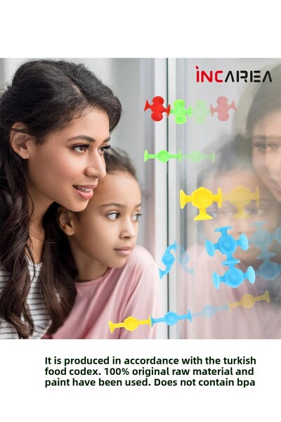 İNCAREA 25 قطعة من مكعبات بناء جزيء الفراغ - لعبة فيدجيت التعليمية الحسية