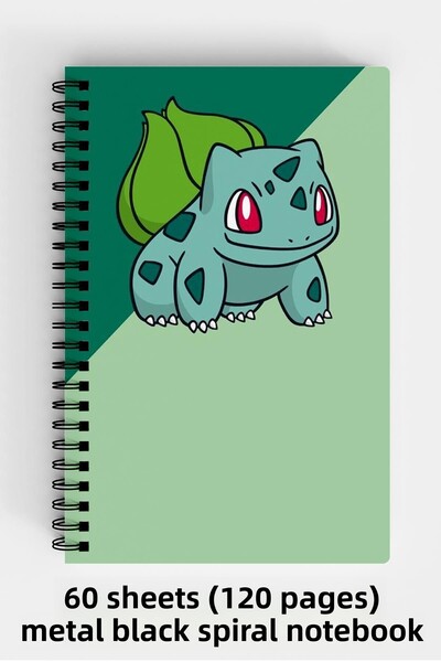 Anime Marketi Pokemon Design A5 Spiral Hard Cover Notebook 120 Sheets
